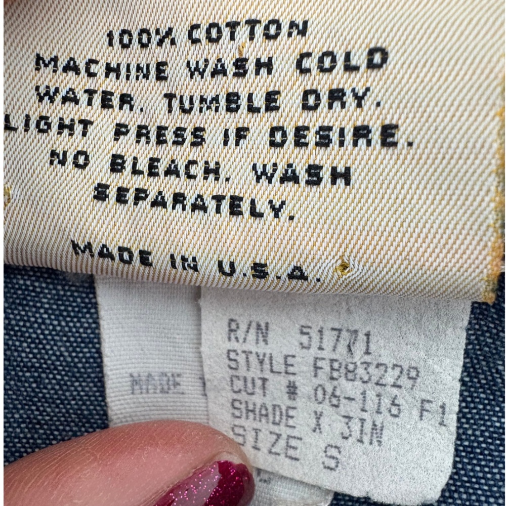 Collectible Vintage Gene Ewing BIS Denim Bomber Jacket | Oversized Unisex - Picture 10 of 11